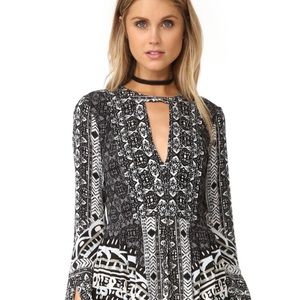 FP Teegan Border Printed Mini Dress